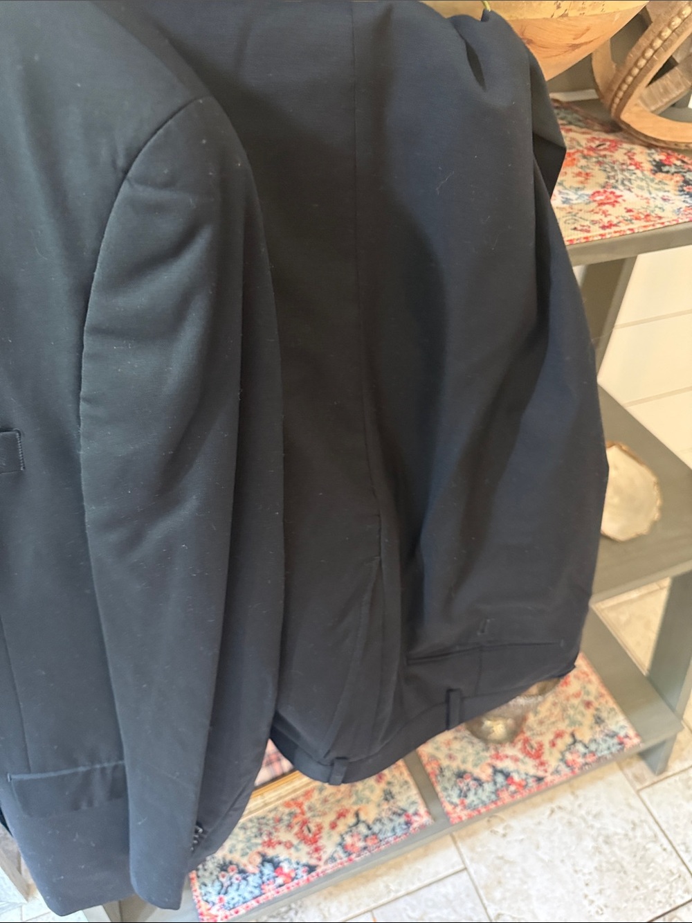 Alfani Black Men's Two-Button Suit Jacket - Picture 4 of 7